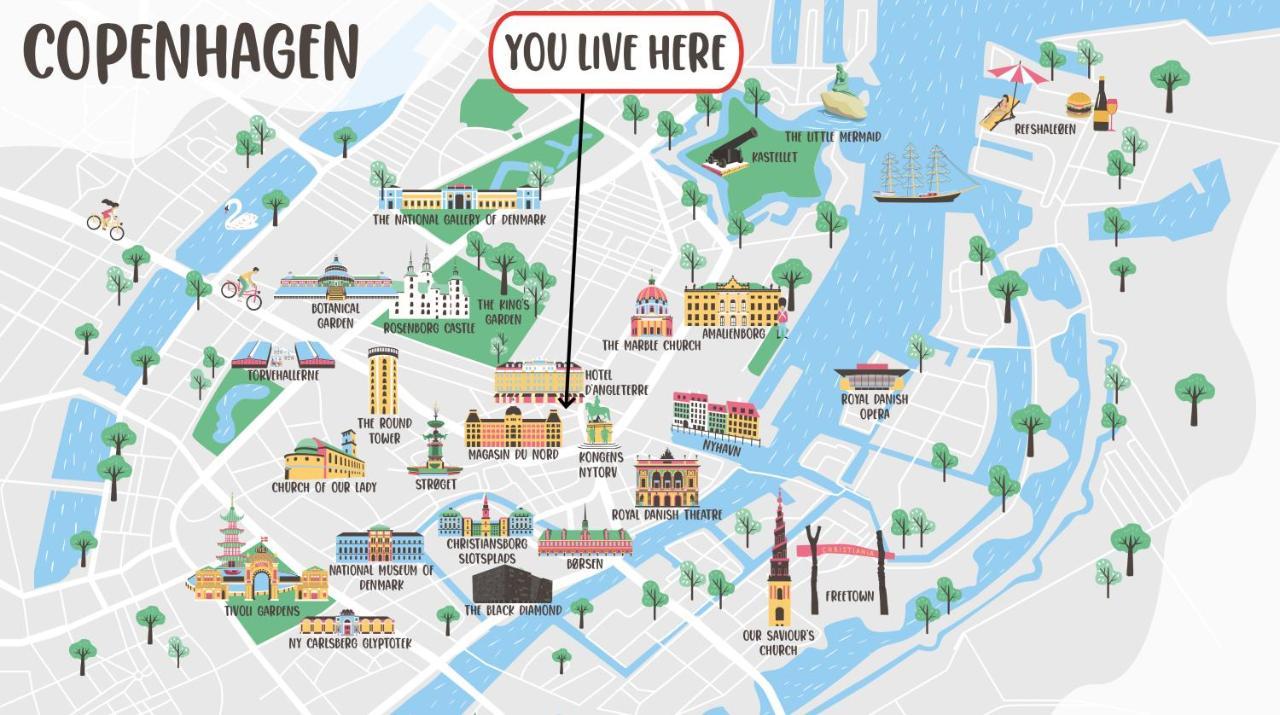 Super Central 2Br Apartment In Old Town 哥本哈根 外观 照片